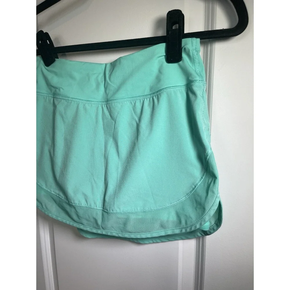 Lululemon‎ 2 Hotty Hot Skirt Bali Breeze Oasis Green EUC! Rare Color!